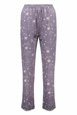Women'secret Pantal&oacute;n largo 100% algod&oacute;n estampado astral^Mujer Pijamas