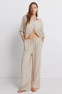 Springfield Pantalón largo ancho^Mujer Pantalones|Basic Bar