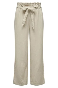 JDY Pantal&oacute;n largo de lino^Mujer Lino|Pantalones