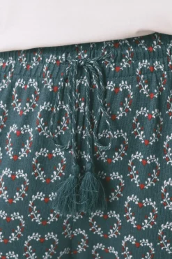 Women'secret Pantal&oacute;n largo punto ante estampado corazones^Mujer Pijamas