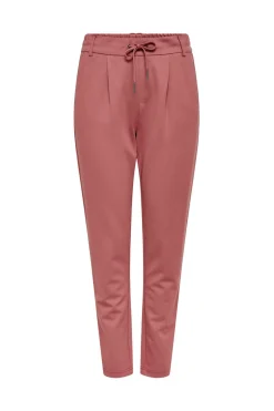 Only Pantal&oacute;n largo recto cintura alta el&aacute;stica^Mujer Pantalones