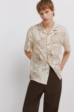 Springfield Pantal&oacute;n lino recto straight fit^Hombre Lino|Pantalones