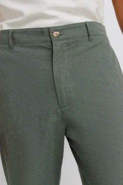 Springfield Pantal&oacute;n lino straight fit^Hombre Lino|Pantalones