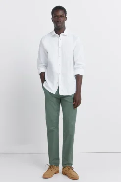 Springfield Pantal&oacute;n microestampado slim fit^Hombre Pantalones|Chinos