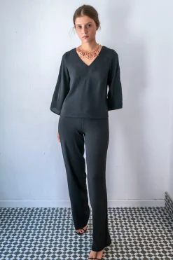 Cul Sac Pantal&oacute;n Palazzo^Mujer Pantalones|Ropa