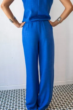 Cul Sac Pantal&oacute;n palazzo el&aacute;stico^Mujer Pantalones|Total Look