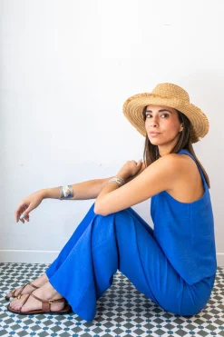 Cul Sac Pantal&oacute;n palazzo el&aacute;stico^Mujer Pantalones|Total Look