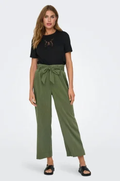 Only Pantalón paperbag fluido^Mujer Pantalones