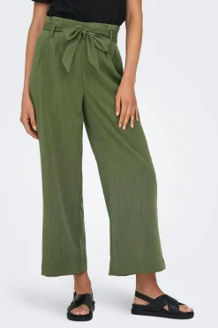 Only Pantal&oacute;n paperbag fluido^Mujer Pantalones