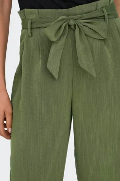 Only Pantal&oacute;n paperbag fluido^Mujer Pantalones