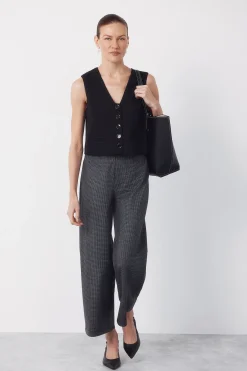 Cortefiel Pantal&oacute;n punto ancho^Mujer Pantalones