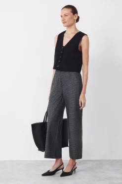 Cortefiel Pantal&oacute;n punto ancho^Mujer Pantalones