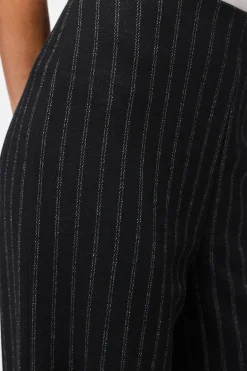 Pieces Pantal&oacute;n rayas tiro alto recto^Mujer Pantalones