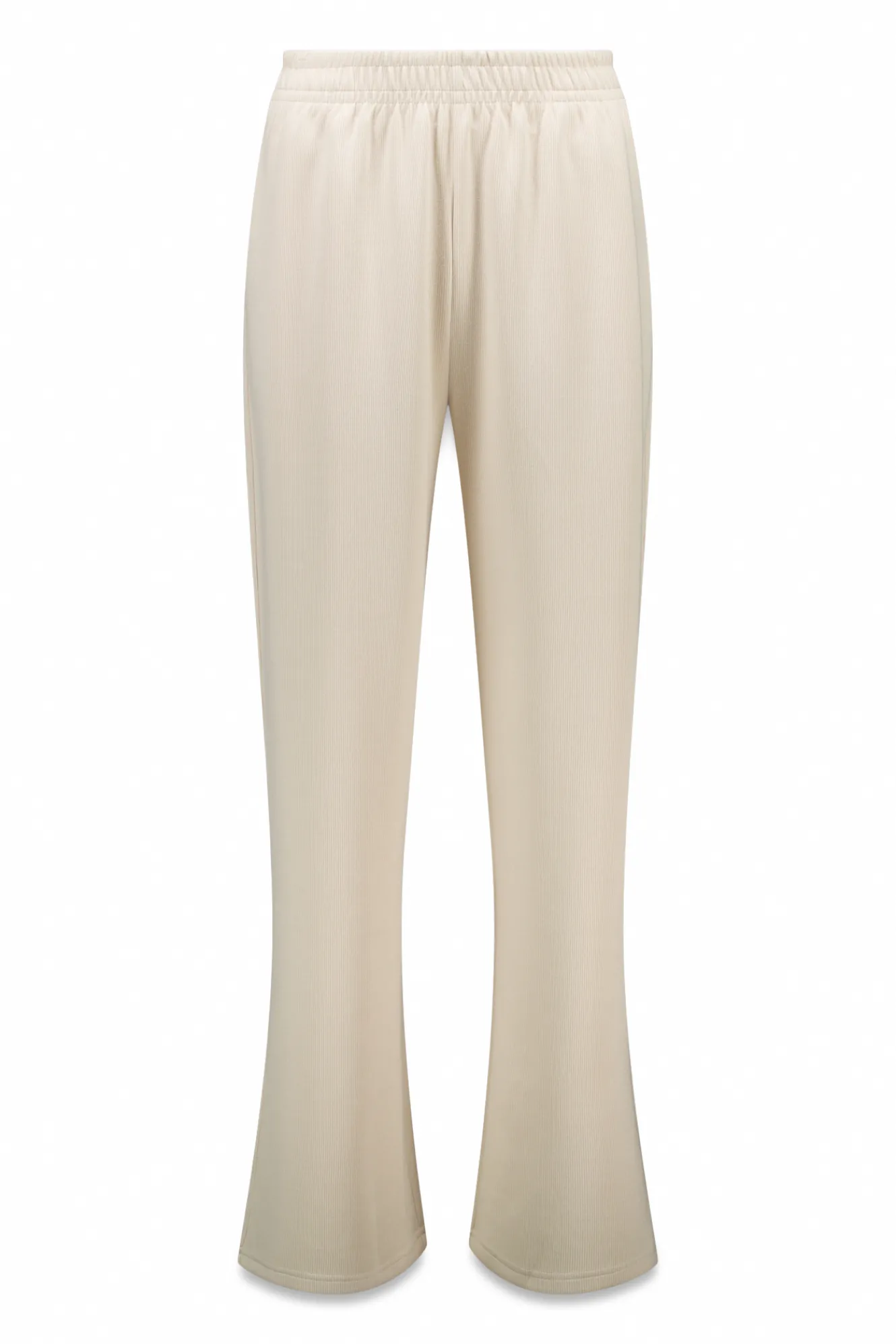 Dash and Stars Pantalón recto ancho canalé beige^Mujer Deporte