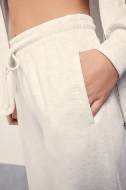 Dash and Stars Pantal&oacute;n recto ancho tacto suave gris^Mujer Deporte