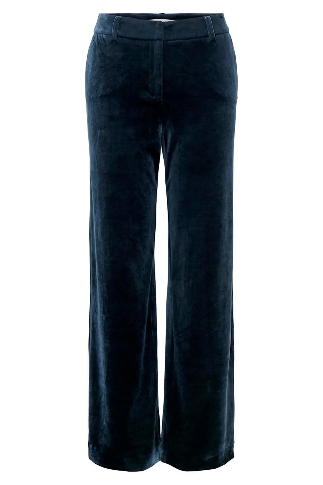 Only Pantalón recto de terciopelo^Mujer Pantalones|Total Look