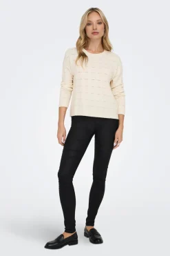 Only Pantal&oacute;n skinny efecto coated^Mujer Pantalones