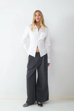 Balmohk Pantal&oacute;n traje pliegues^Mujer Pantalones