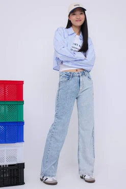 Trendyol Pantalón vaquero ancho^Mujer Jeans|Pantalones