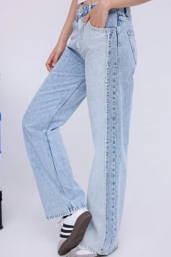 Trendyol Pantal&oacute;n vaquero ancho^Mujer Jeans|Pantalones