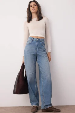 Trendyol Pantalón vaquero holgado^Mujer Jeans|Pantalones