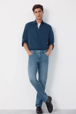 Cortefiel Pantal&oacute;n vaquero ligero regular fit^Hombre Jeans