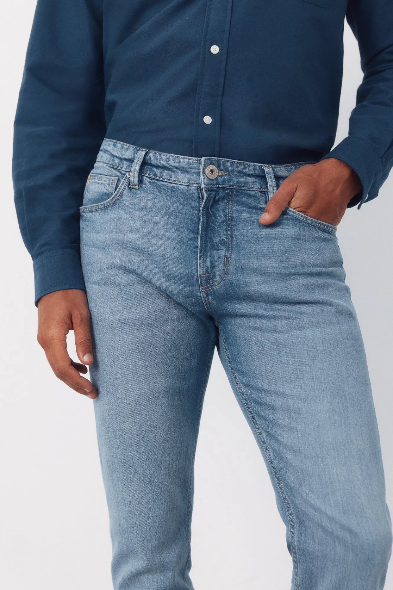 Cortefiel Pantalón vaquero ligero slim fit^Hombre Jeans