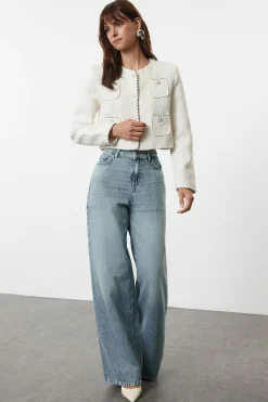 Trendyol Pantalón vaquero Palazzo^Mujer Jeans|Pantalones