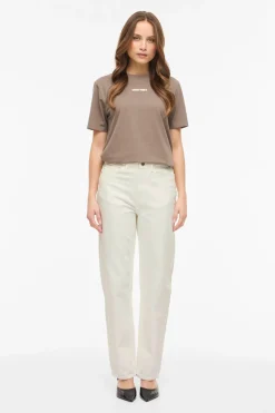 Vila Pantal&oacute;n vaquero recto con cintura alta^Mujer Jeans