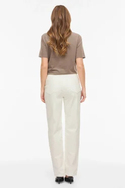 Vila Pantal&oacute;n vaquero recto con cintura alta^Mujer Jeans