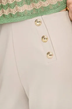 Only Pantal&oacute;n wide con botones^Mujer Pantalones