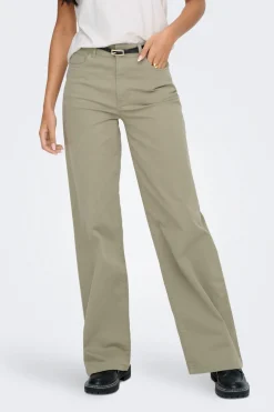 Only Pantal&oacute;n wide con cintur&oacute;n^Mujer Jeans