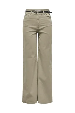 Only Pantal&oacute;n wide con cintur&oacute;n^Mujer Jeans