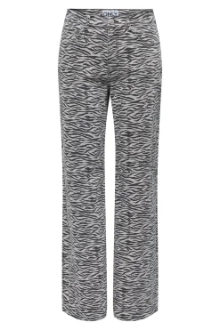 Only Pantal&oacute;n Wide Leg animal print^Mujer Jeans|Pantalones