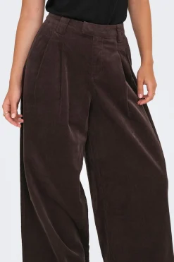 Only Pantal&oacute;n wide leg de pinzas^Mujer Pantalones