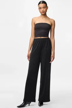 Pieces Pantal&oacute;n wide lurex^Mujer Jerséis Y Cárdigans|Pantalones