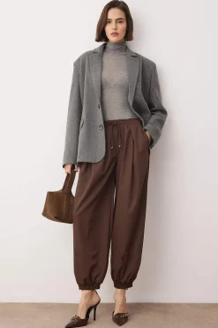 Trendyol Pantalones bombachos fluídos^Mujer Pantalones