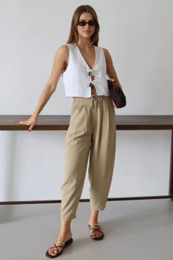 Trendyol Pantalones corte carrot^Mujer Pantalones