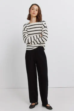 Springfield Pantalones de lino^Mujer Lino|Pantalones