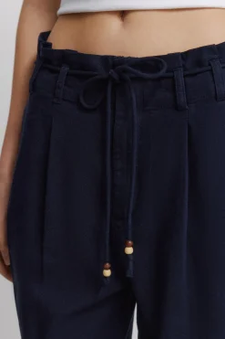 Springfield Pantalones de lino^Mujer Lino|Pantalones