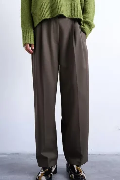 Topshop Pantalones holgados de pierna ancha^Mujer Pantalones