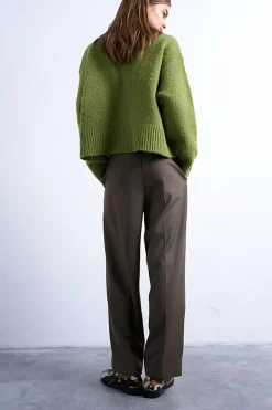 Topshop Pantalones holgados de pierna ancha^Mujer Pantalones