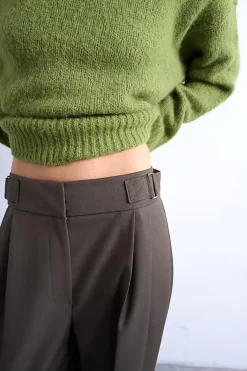 Topshop Pantalones holgados de pierna ancha^Mujer Pantalones