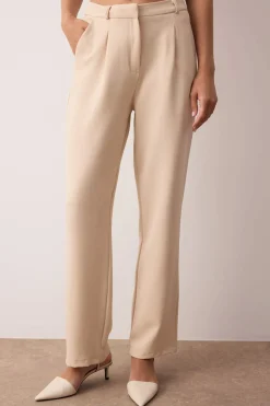 Trendyol Pantalones rectos traje^Mujer Pantalones