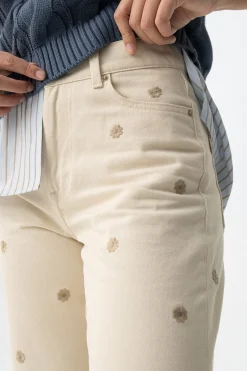 Tiffosi Pantalones vaqueros bordados^Mujer Pantalones