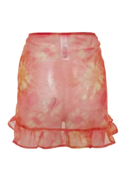 Trendyol Pareo tie-dye volantes^Mujer Faldas|Baño