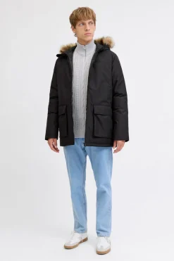 JJ REBEL Parka capucha pelo^Hombre Abrigos