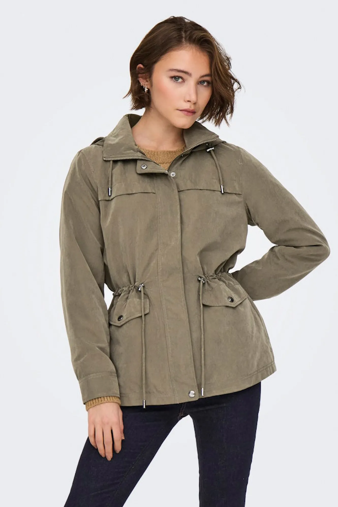 Only Parka corta con capucha^Mujer Abrigos