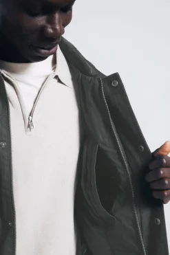 Springfield Parka corta cuello pana^Hombre Abrigos