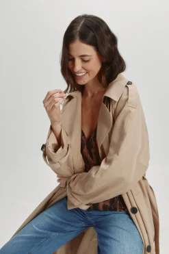 Only Parka larga entretiempo^Mujer Abrigos